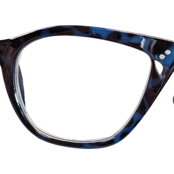 Steve Madden Eyeglasses NS0421 SM2009 Blue Tortoise Shell Cat Eyes FRAMES ONLY!! - Picture 5 of 10